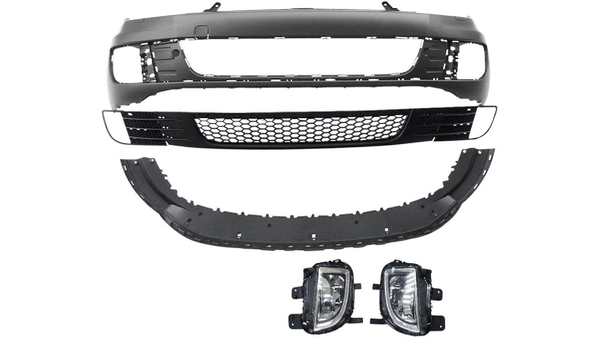 Pare-chocs+avant+sur+mesure+pour+Volkswagen+Golf+VI+2008-2012+%27GTi-Look%27+ABS+%28Qualit%C3%A9-A%29